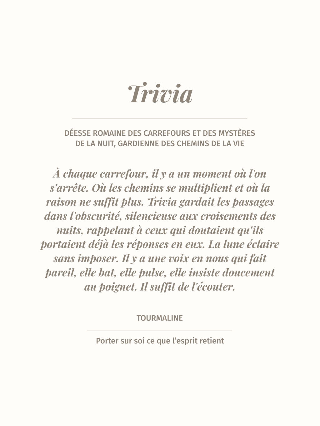 Parure Lune